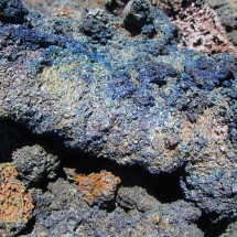 Lava on the summit of Volcan Antuco